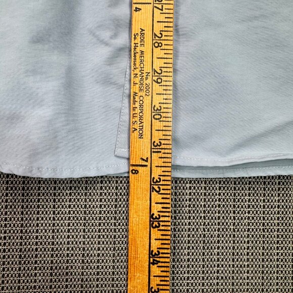 Wrangler Mens Short-Sleeve Performance Shirt Regular Fit Light Gray Size L - Picture 7 of 9